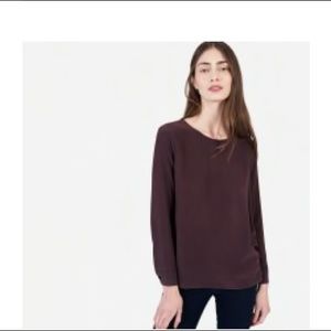 Everlane Silke Long Sleeved Blouse